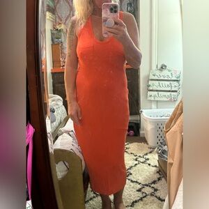 MARC O’ POLO Orange Sleeveless Dress
